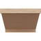 Ekena Millwork 6in. W x 4in. H x 16in. L Burlington Woodgrain TimberThane Rafter Tail, Primed Tan RFTUR06X04X16BURRCPR - alternate 2